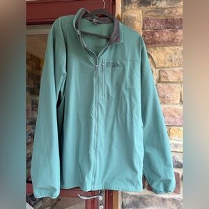 Eddie Bauer Men’s Teal Green Lightweight Softshell Jacket